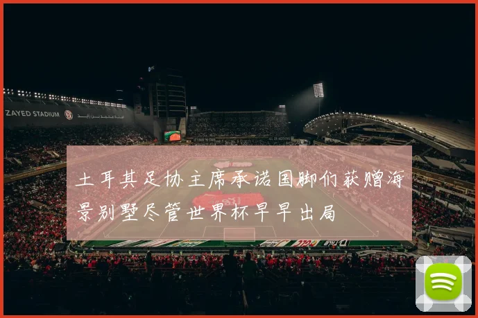 土耳其足协主席承诺国脚们获赠海景别墅尽管世界杯早早出局